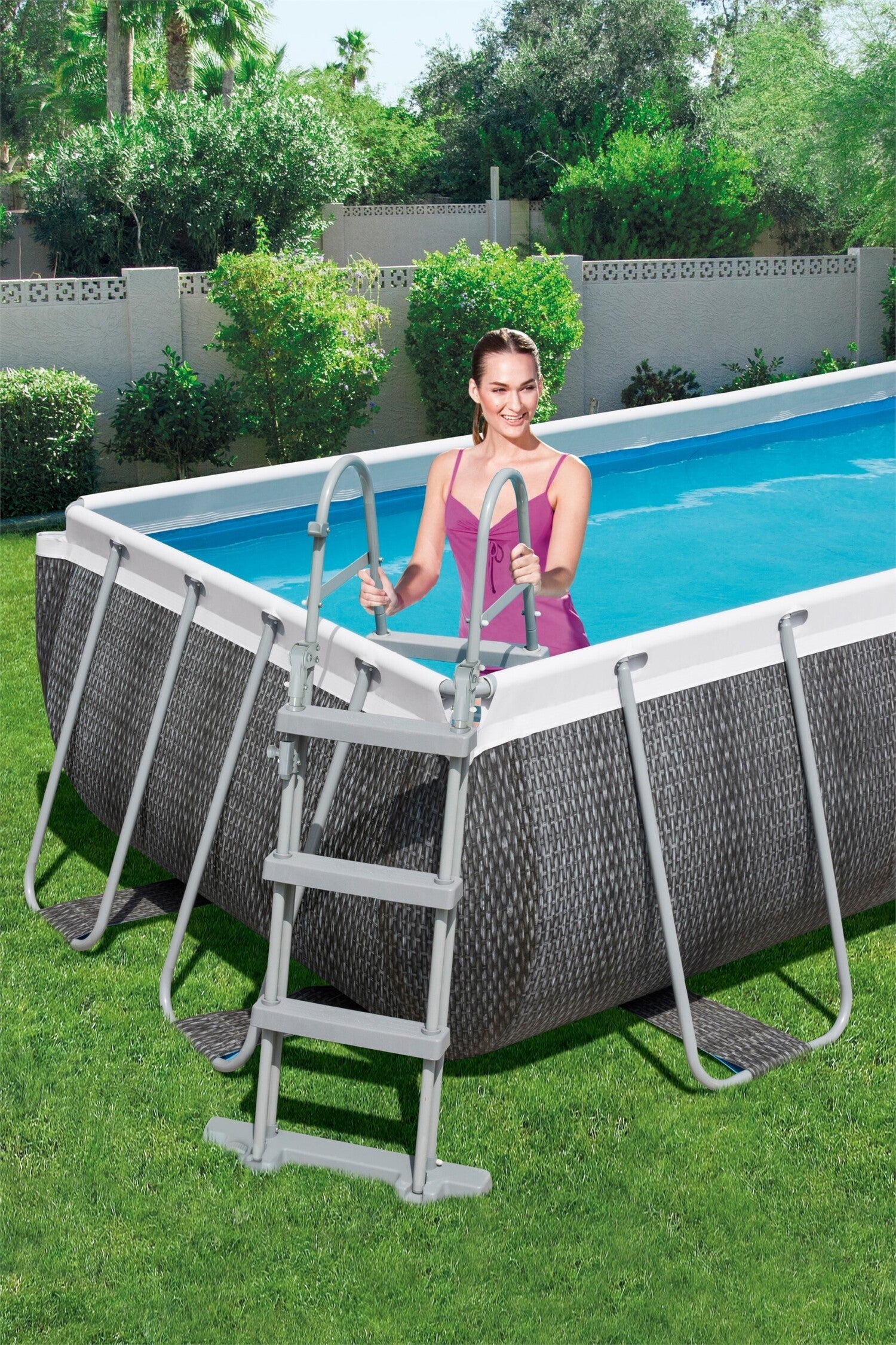 Bestway frame zwembad Power Steel met pomp 404 x 201 x 100 cm