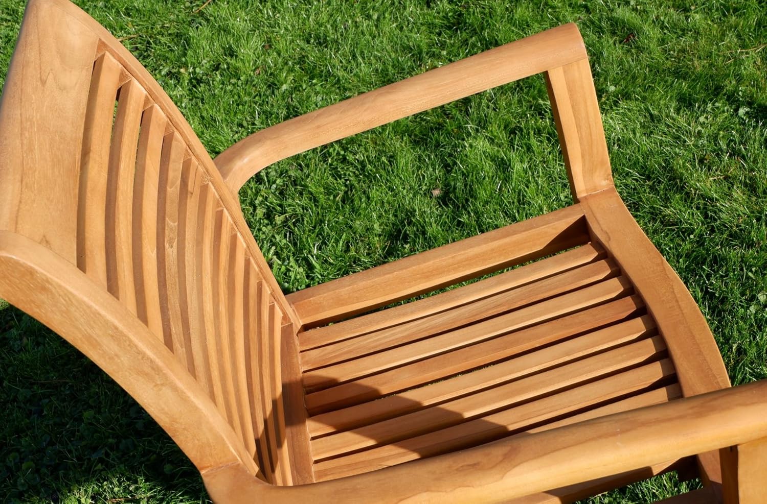 ASS Teak Set: Gartengarnitur Bigfuss Ausziehtisch 130-180 x 80cm mit 4 Alpen Sessel Holz Serie JAV