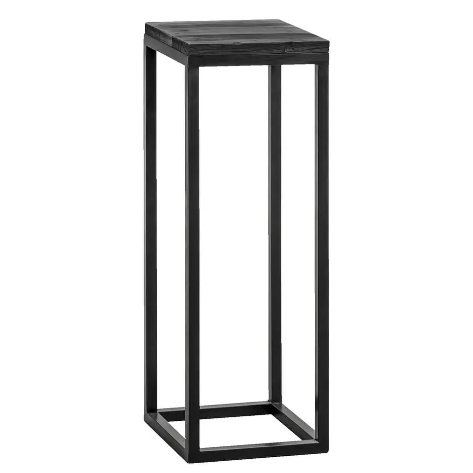 Plantentafel Gijs - zwart - 70x25x25 cm