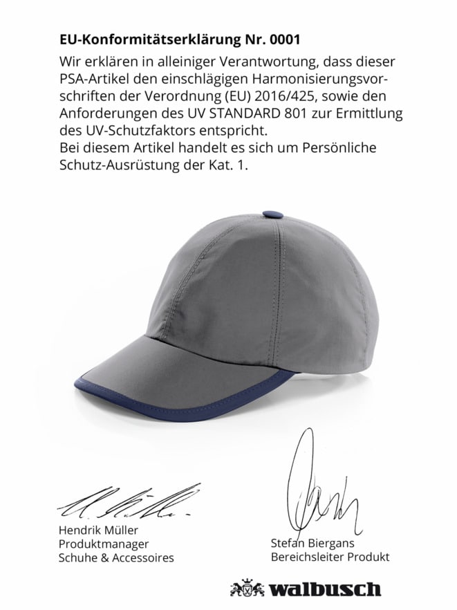 Baseballkappe UV-Schutz