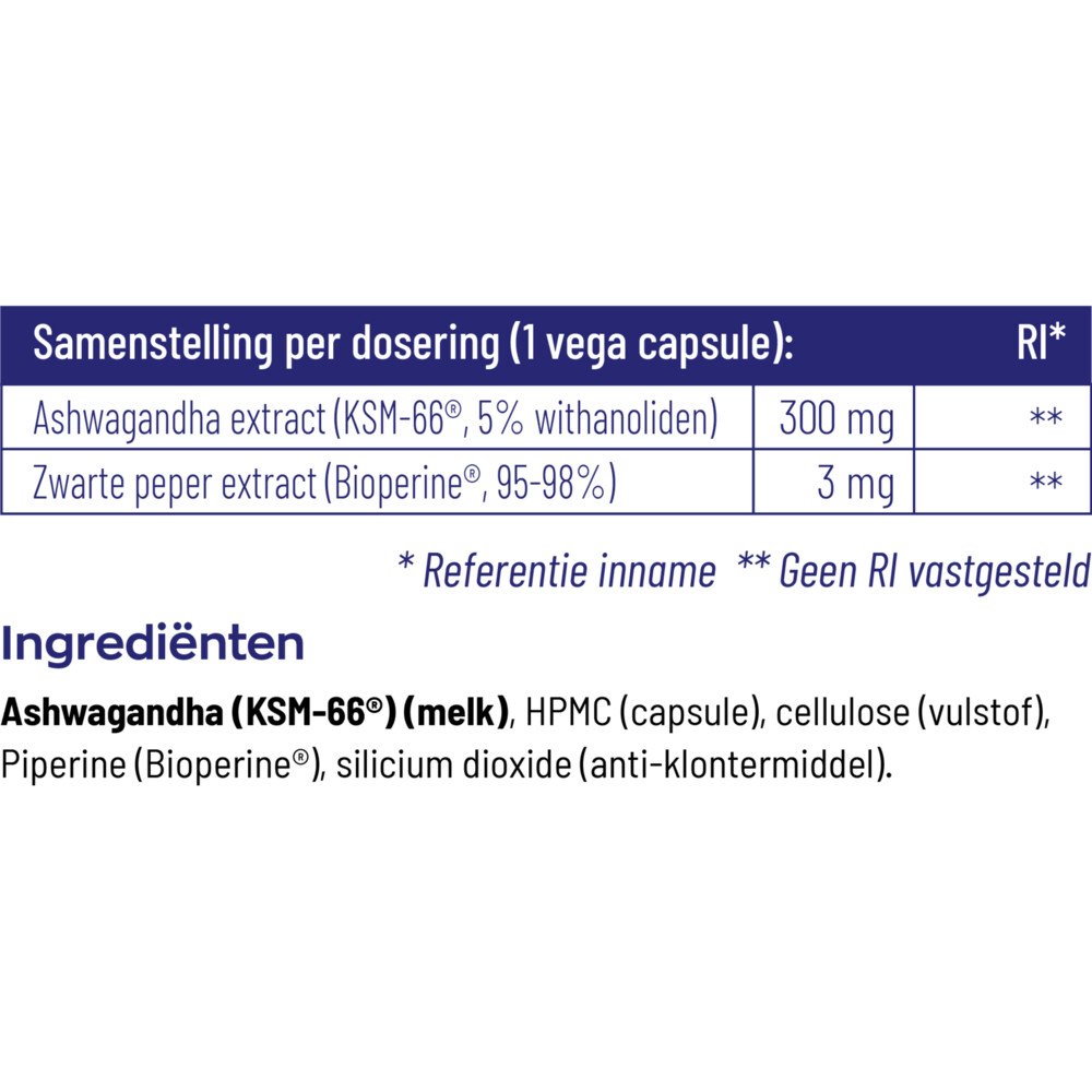 Vitakruid Ashwagandha Ksm 90 capsules