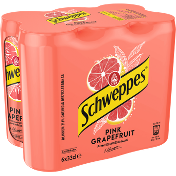 Schweppes Pink Grapefruit 6 x 330ML