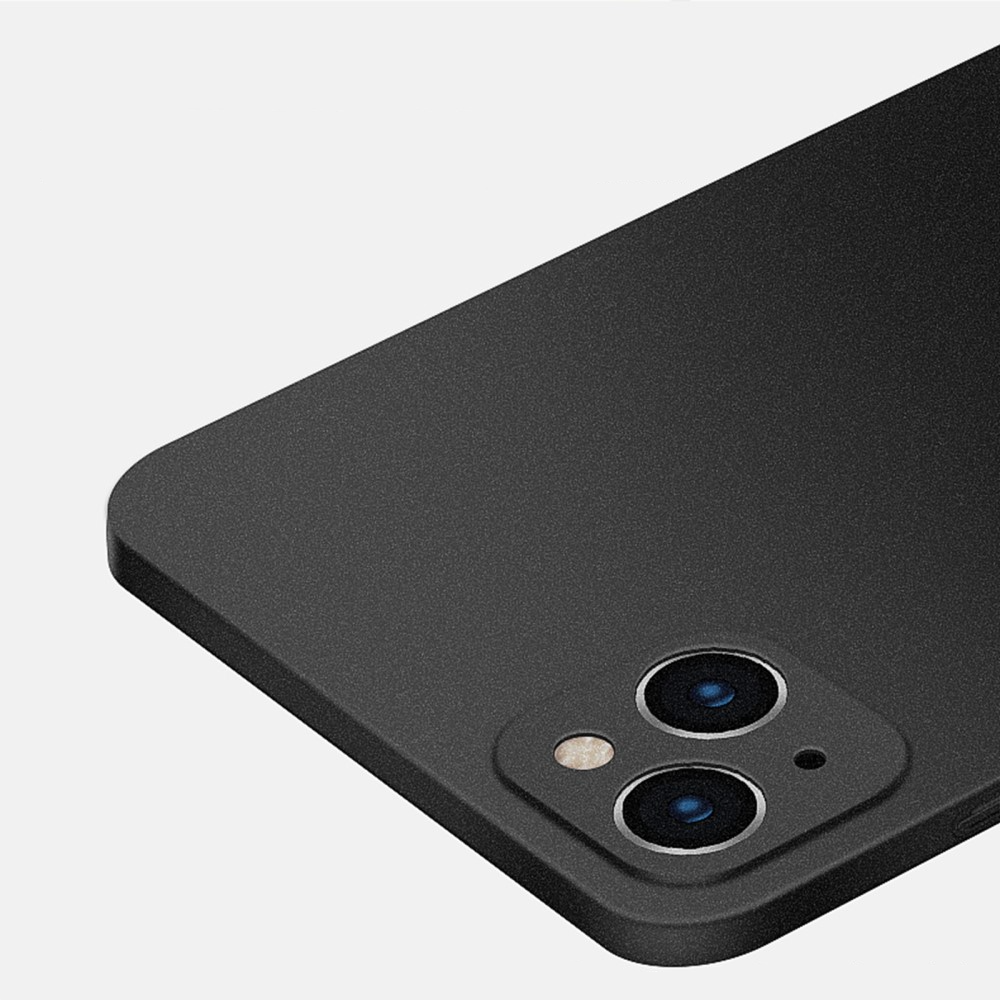 iPhone 13 Hülle Hardcase Super Slim - Schwarz (Matt)