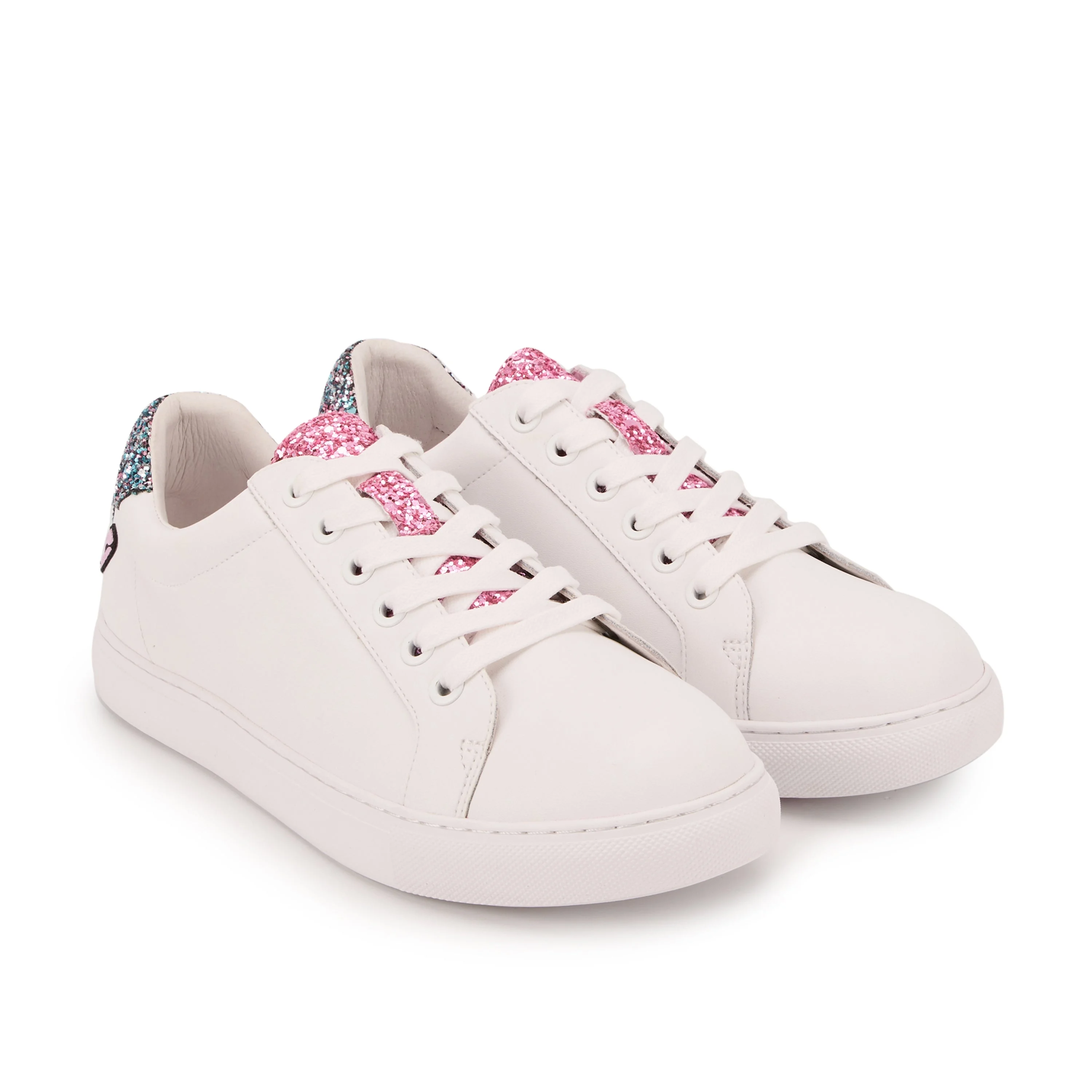 SIMONE S - Sneakers en cuir | Blanc