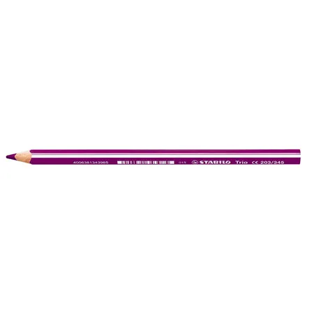 Dreikant-Buntstift - STABILO Trio dick - Einzelstift - rotviolett