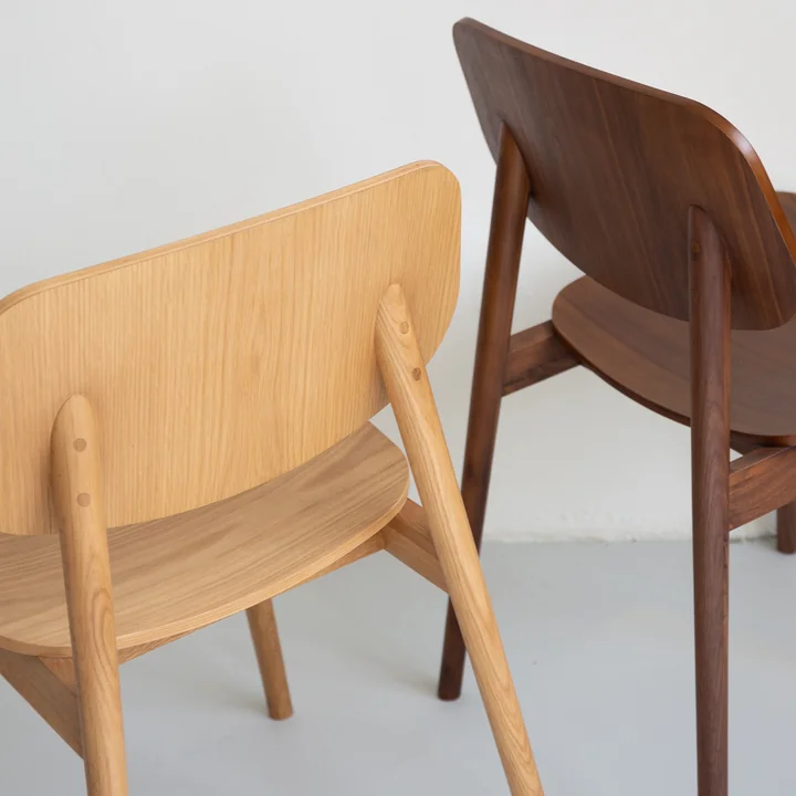 Studio Zondag - Baas Dining Chair Solid and Veneer, Nussbaum geölt