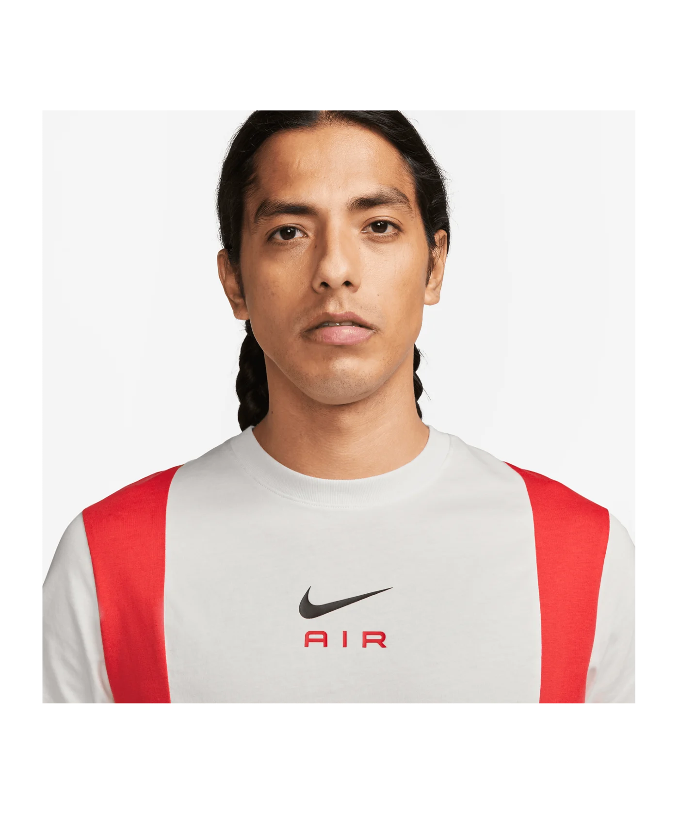 Nike Air T-Shirt Weiss Rot F121