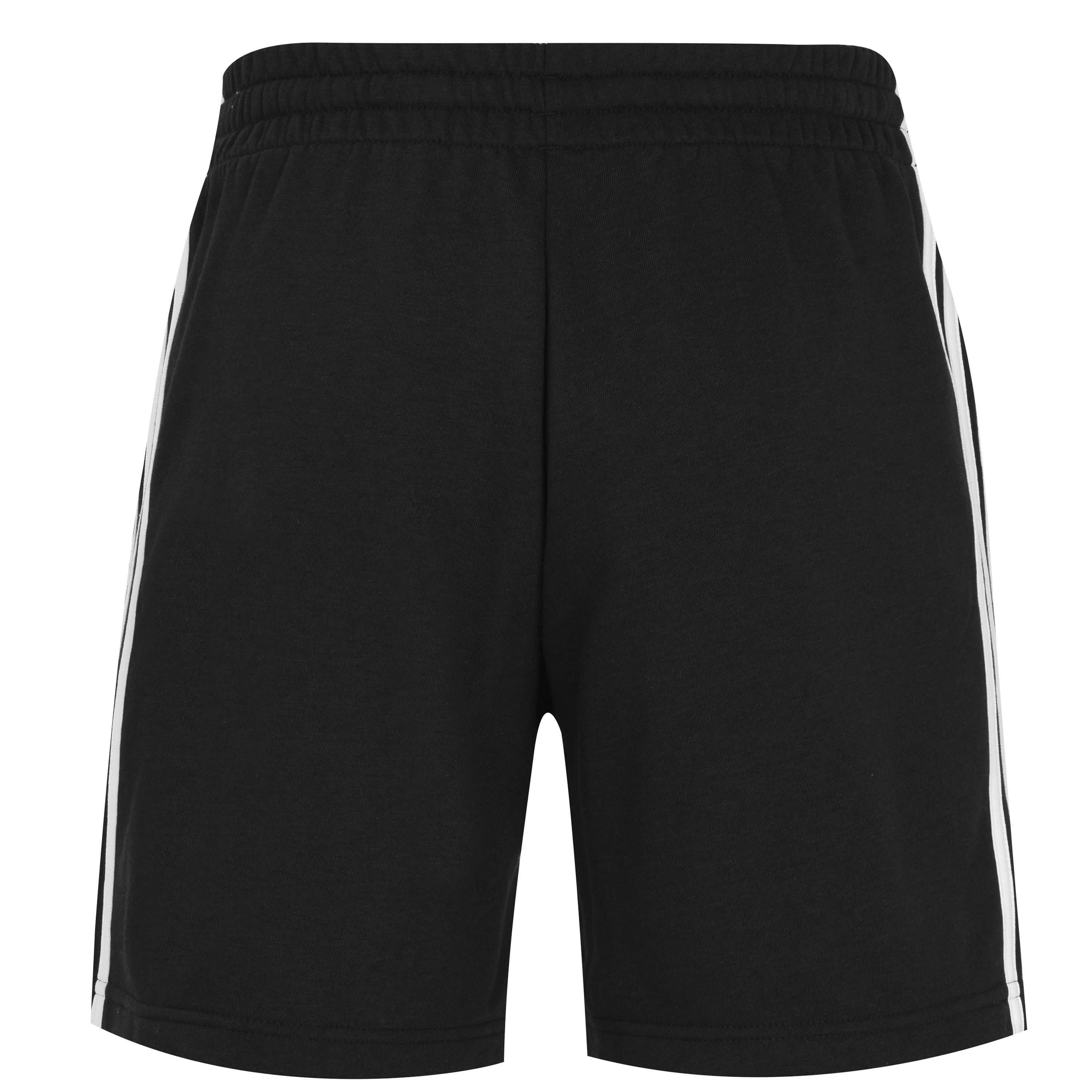 adidas Essentials 3 Stripe Fleece Shorts Mens