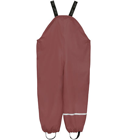CeLaVi Regenhose m. Träger - Recycelt PU - Rose Brown