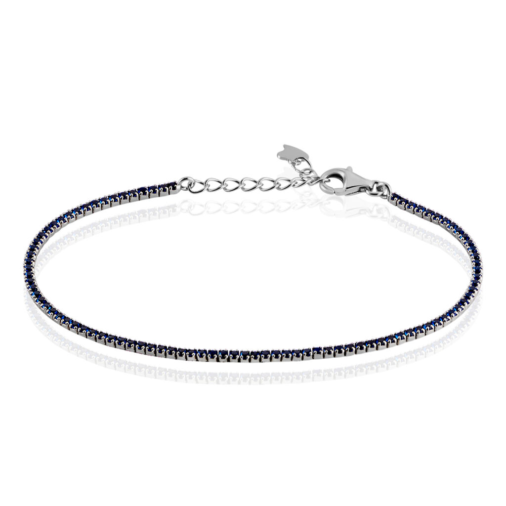 Bracelet Lou-anne Argent Blanc Oxyde De Zirconium