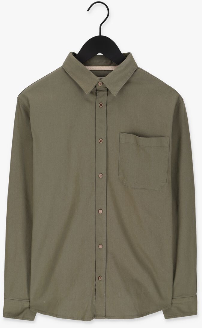ANERKJENDT olijf anerkjendt casual overhemd aklenny twill shirt