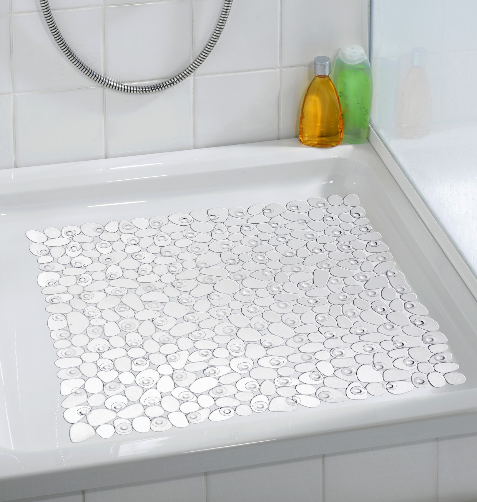 Wenko Paradise anti-slip douchemat 54x54cm transparant