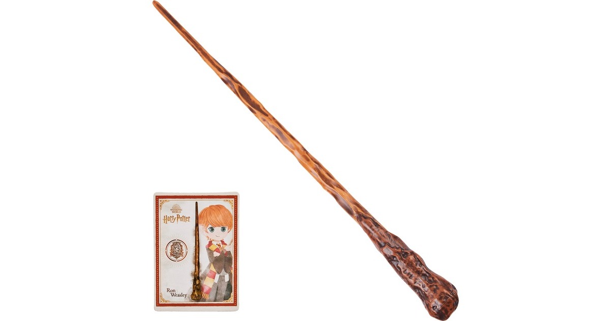 Spin MasterWizarding World: Harry Potter - Ron Wemel Wand met verzamelbare spellkaart