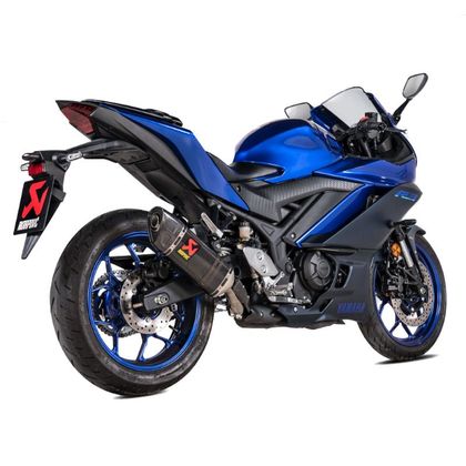 Silencieux Akrapovic carbone embout carbone - Noir