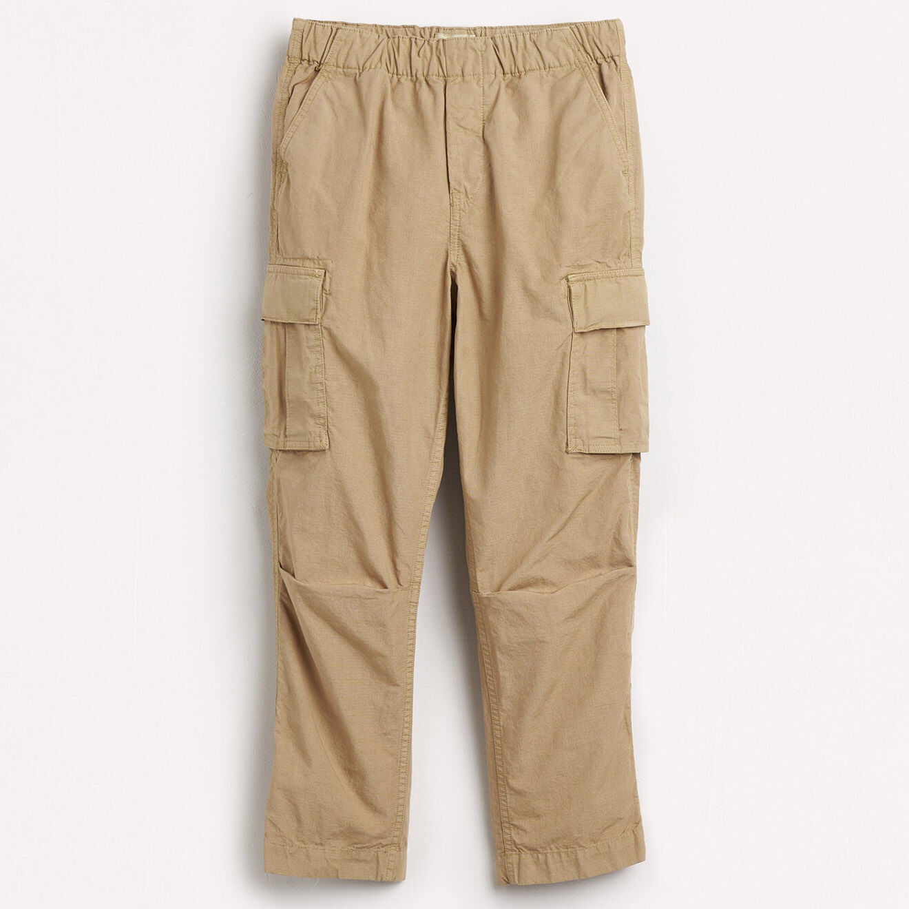 Bellerose Pantalon Cargo en sergé de Coton Pazy beige