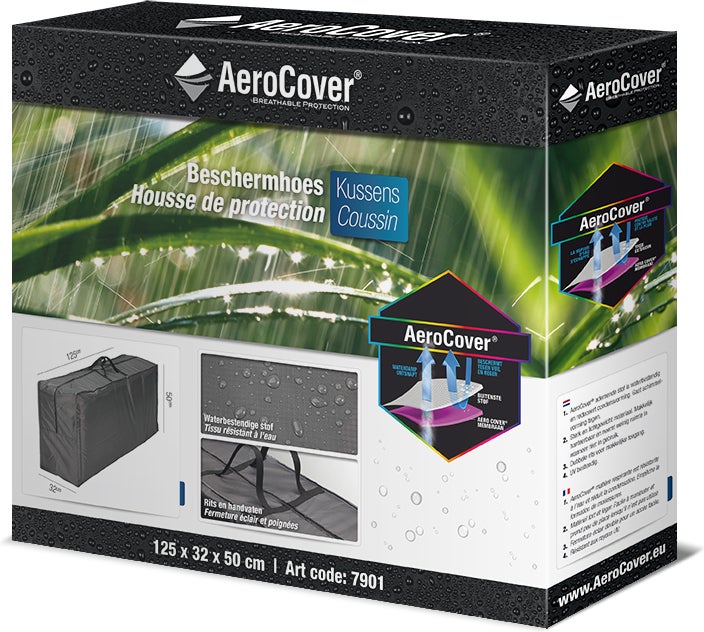 Aerocover kussentas 125 x 32 x 50 cm