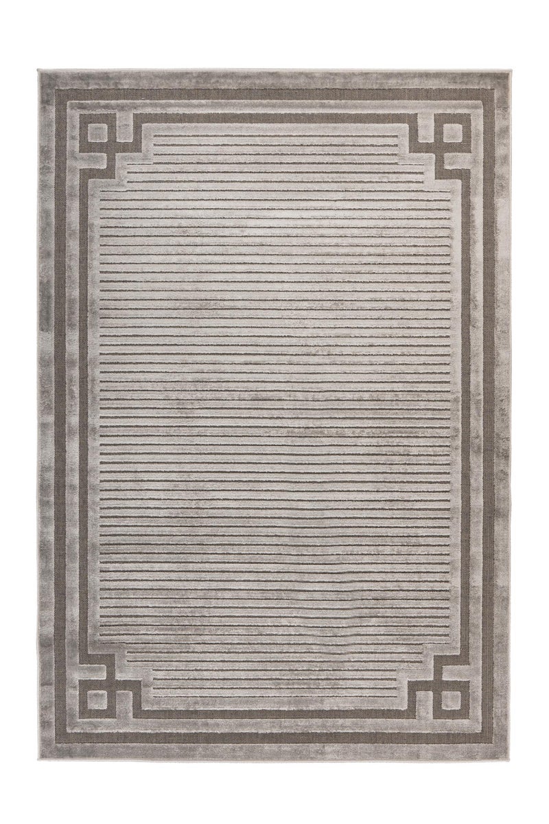 Kortpolig tapijt Enigmatique Grijs Klassiek, Modern 80 x 150 cm