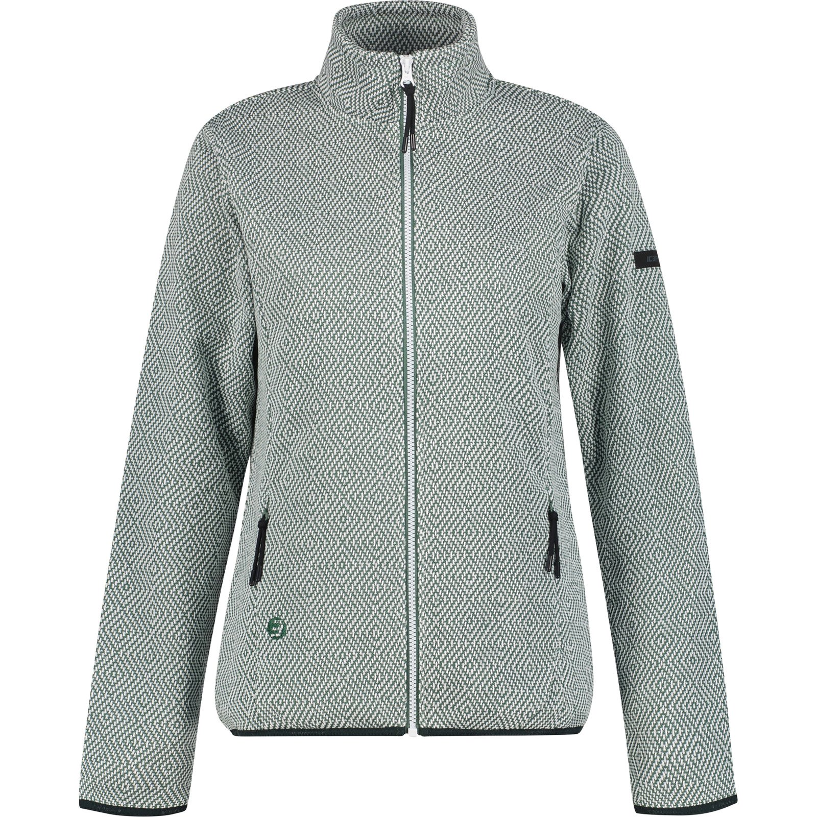 Icepeak Damen-Outdoorfleecejacke Aulti M, dunkelgrün