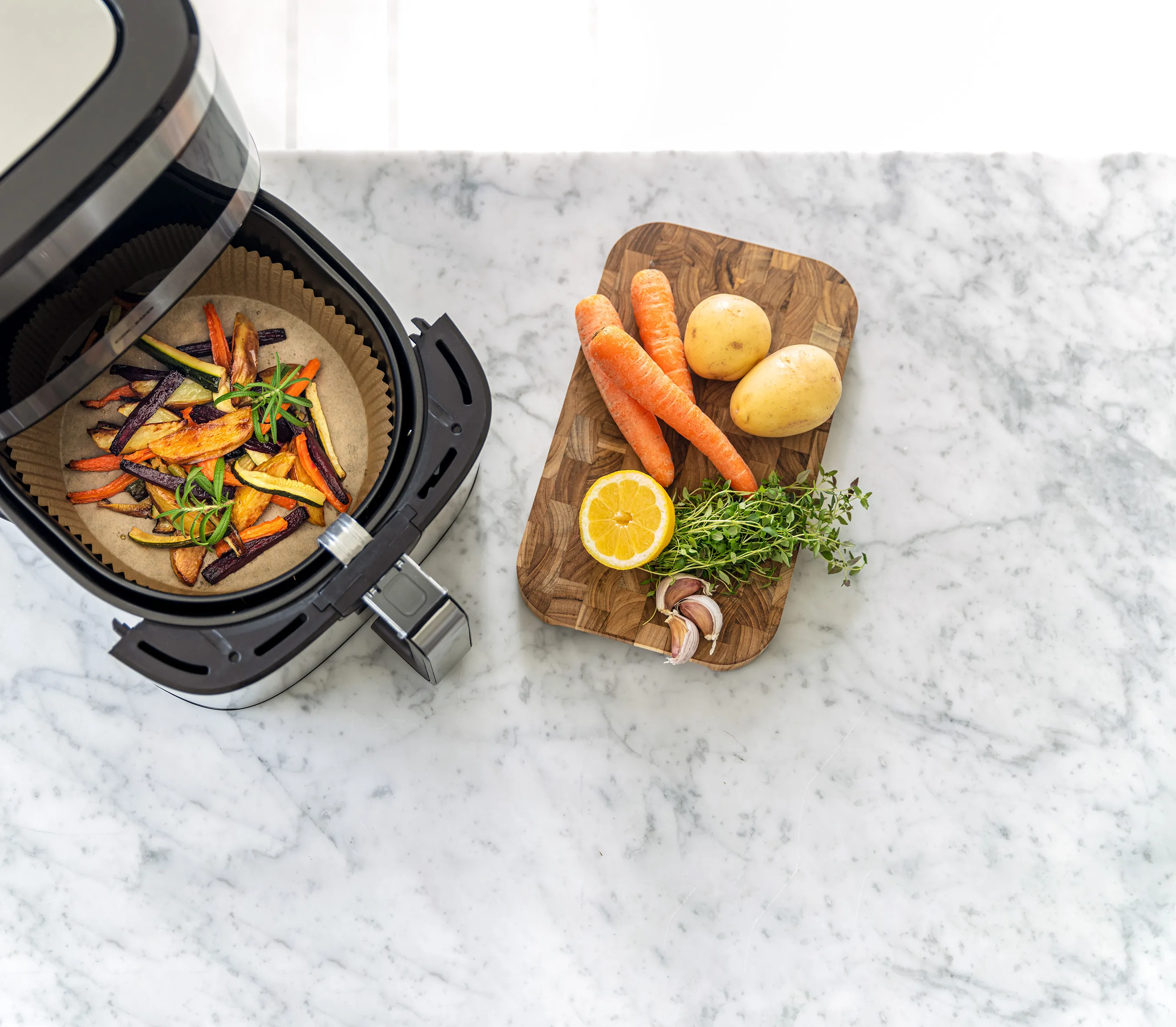 Cook & Baker Papir til Airfryer - 50 stk.