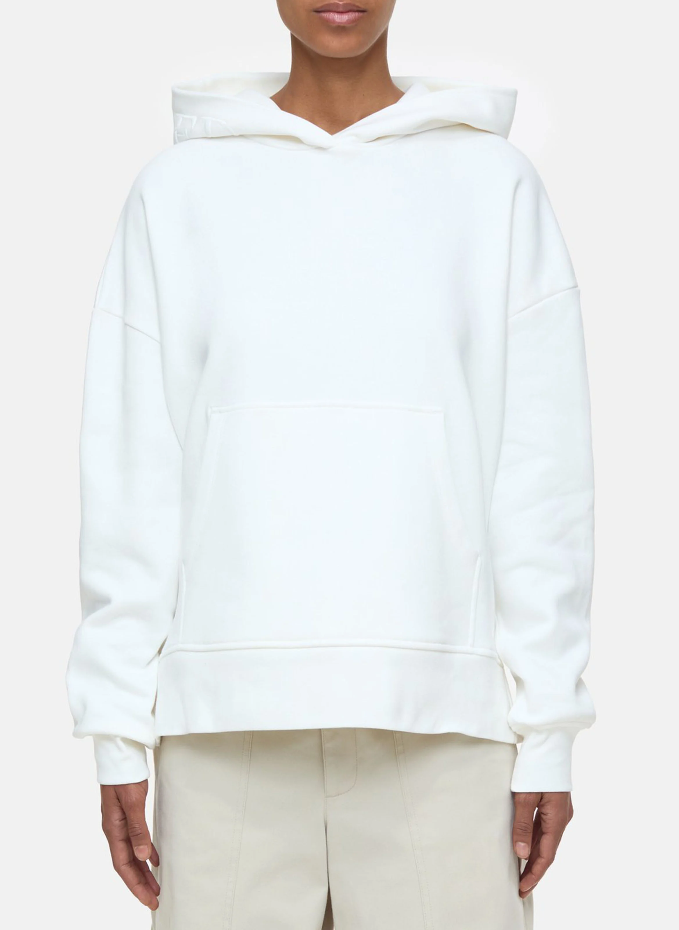 Sweat à capuche en coton | Beige
