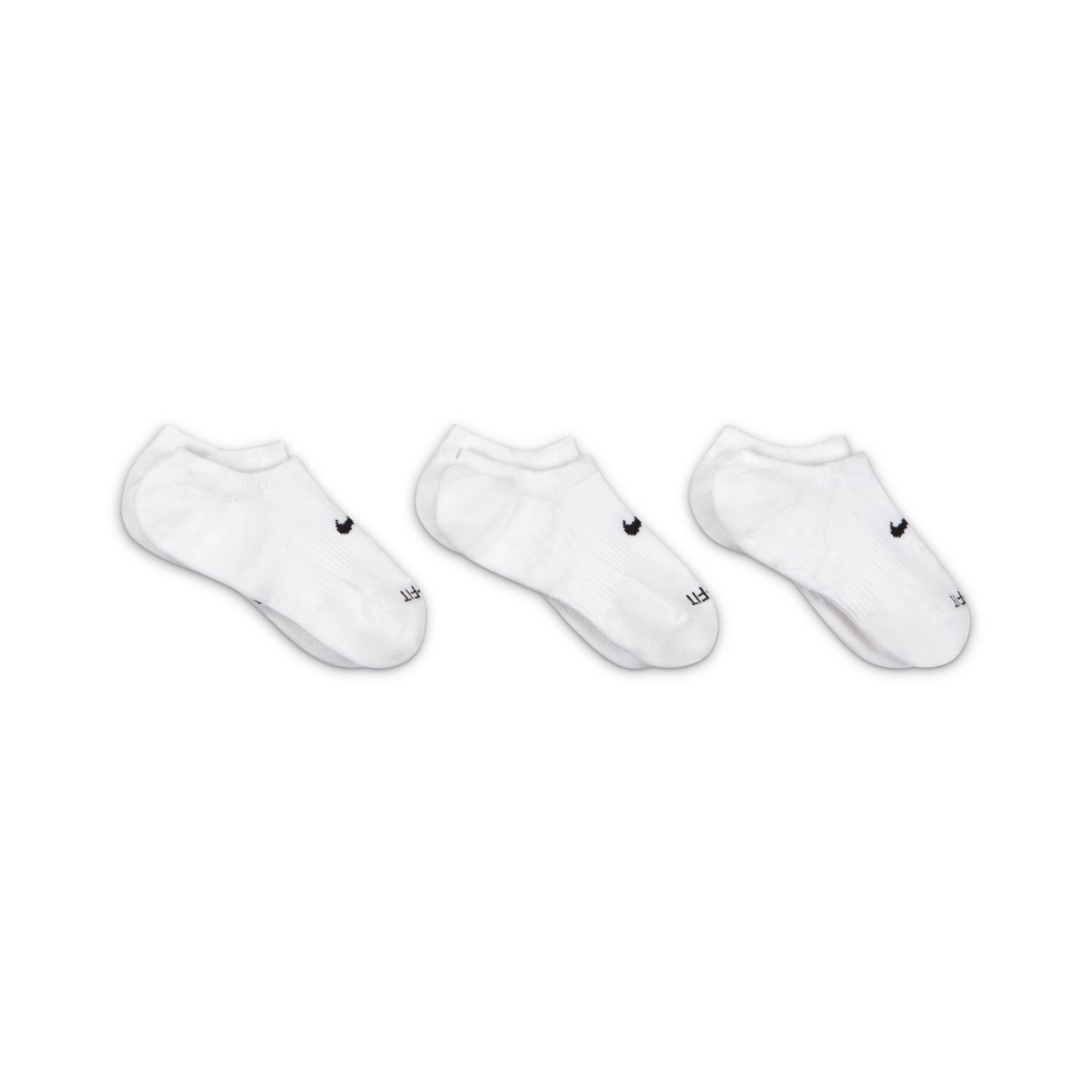 Nike Everyday Plus Cushioned Enkelsokken 3-Pack Dames Wit Zwart