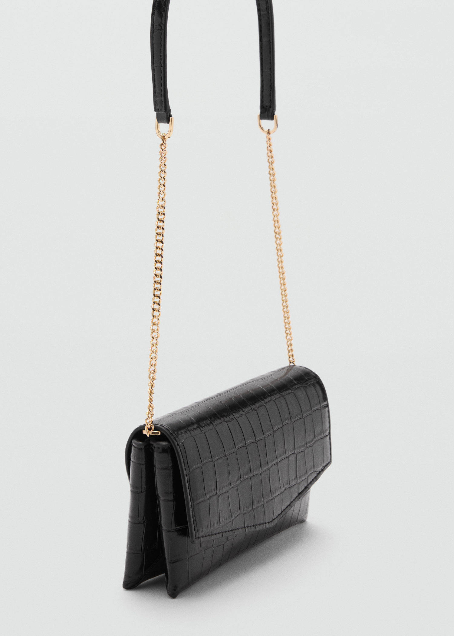 Mango crossbody tas zwart