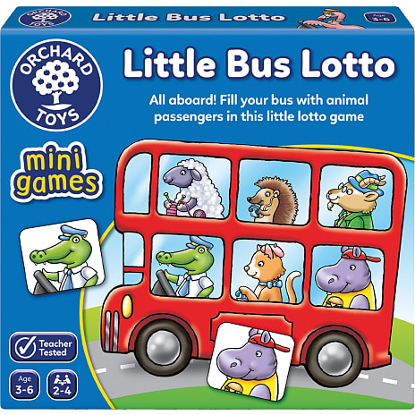 Orchard Toys Little Bus Lotto mini spil