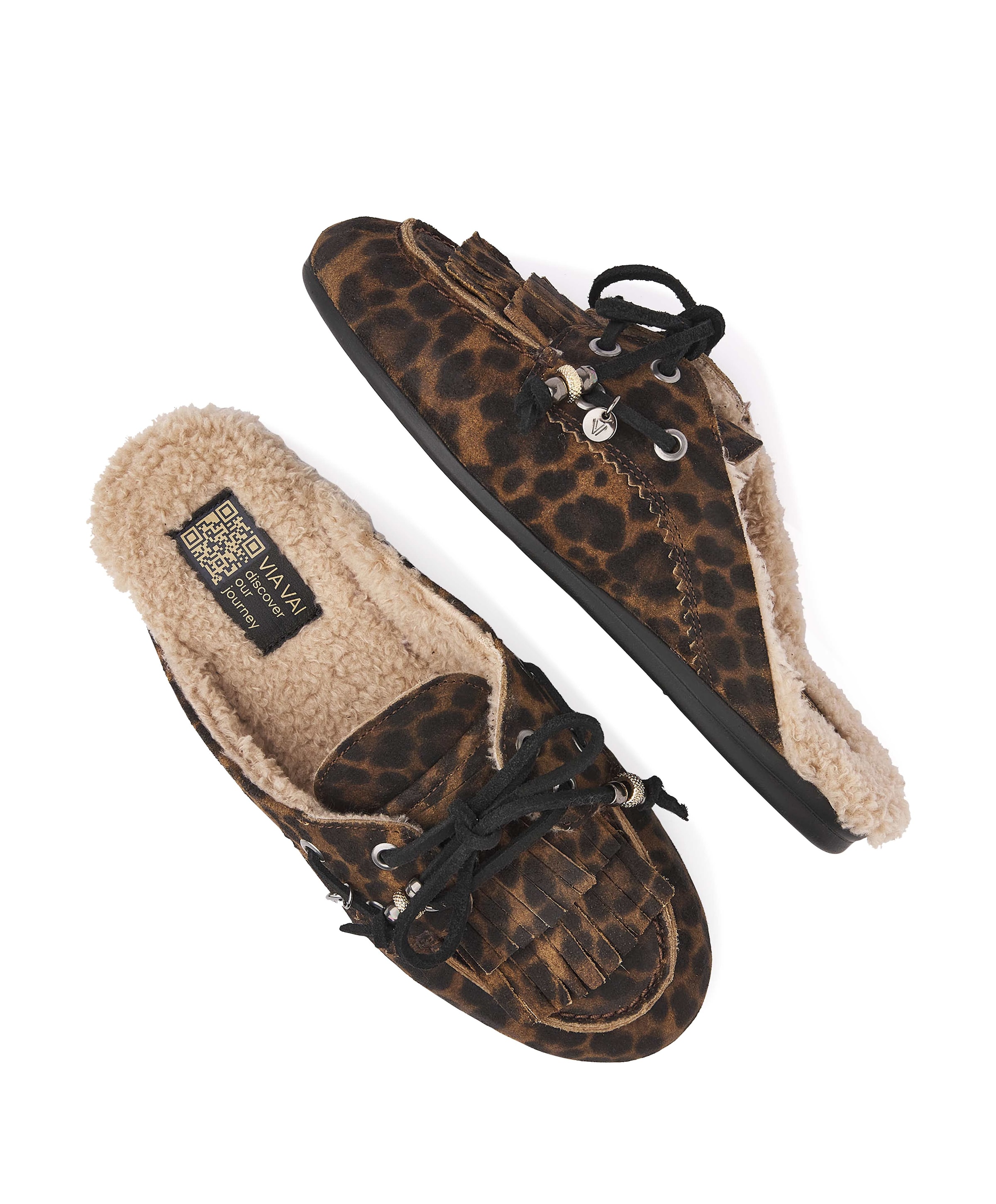 VIA VAI June Jutta dames clogs bruin