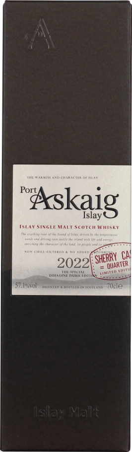 PORT ASKAIG QUARTER SHERRY CASK BLACK FRIDAY 2022 EDITION 70CL