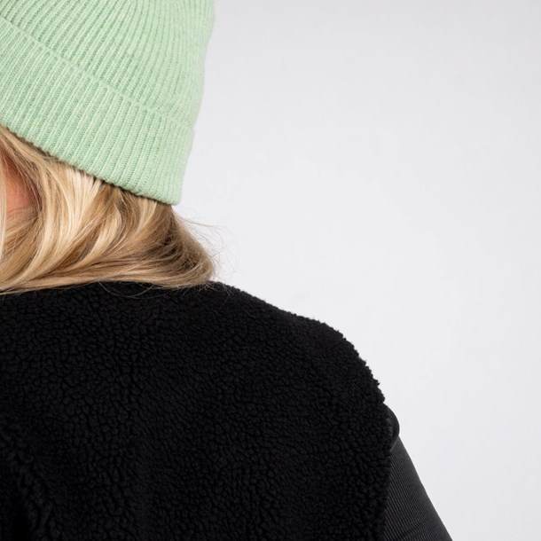 Sherpa sans manches femme noir m