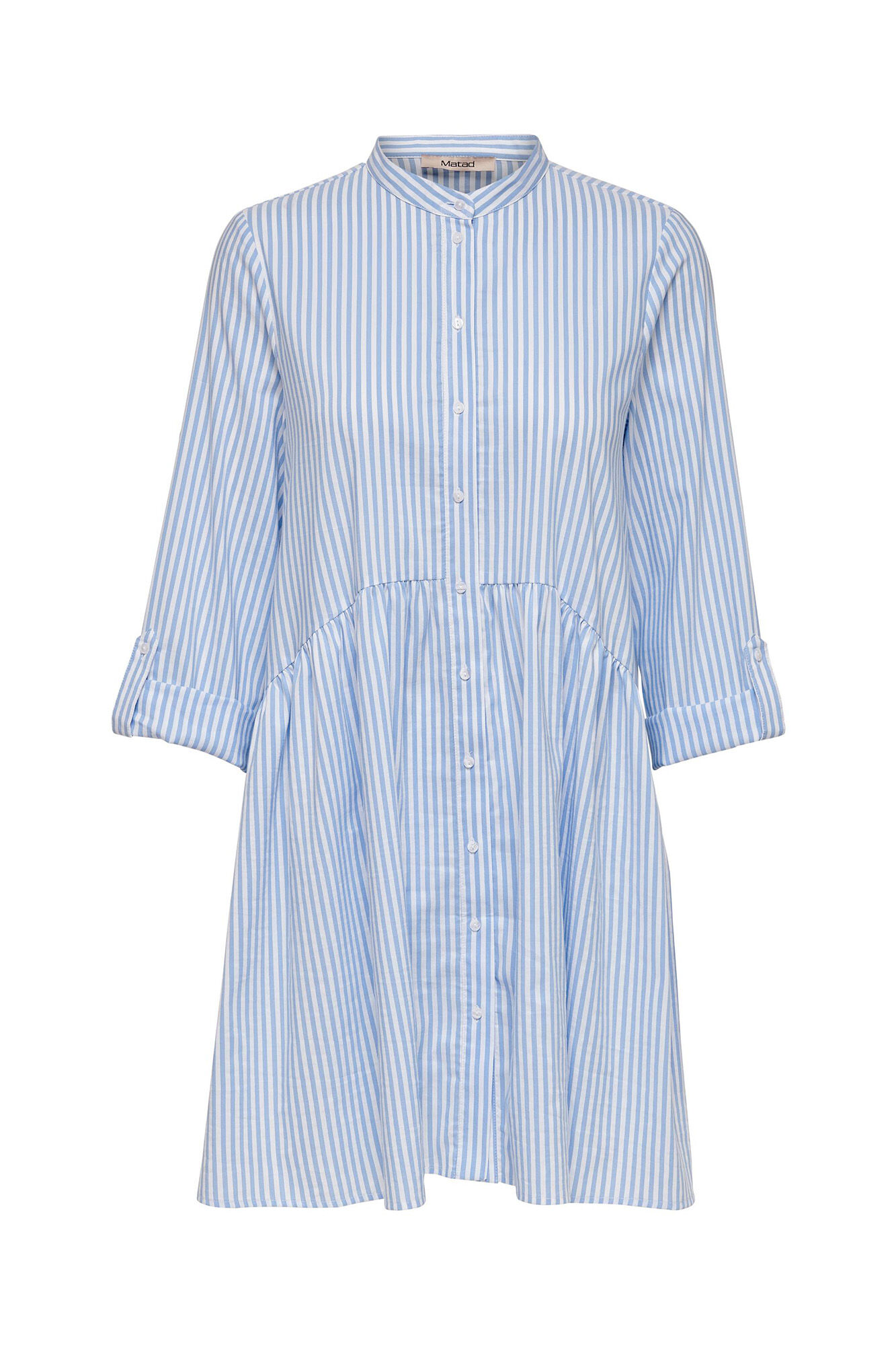 Vestido curto estilo camisa