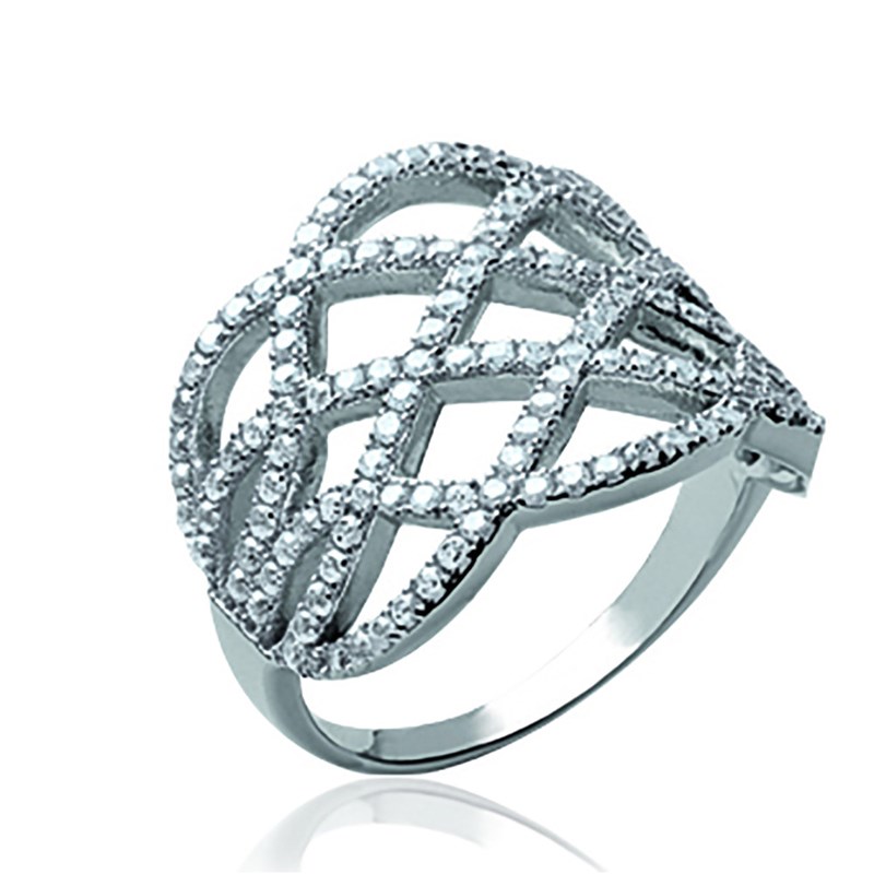 Bague Femme - Argent 925 - Oxyde de zirconium