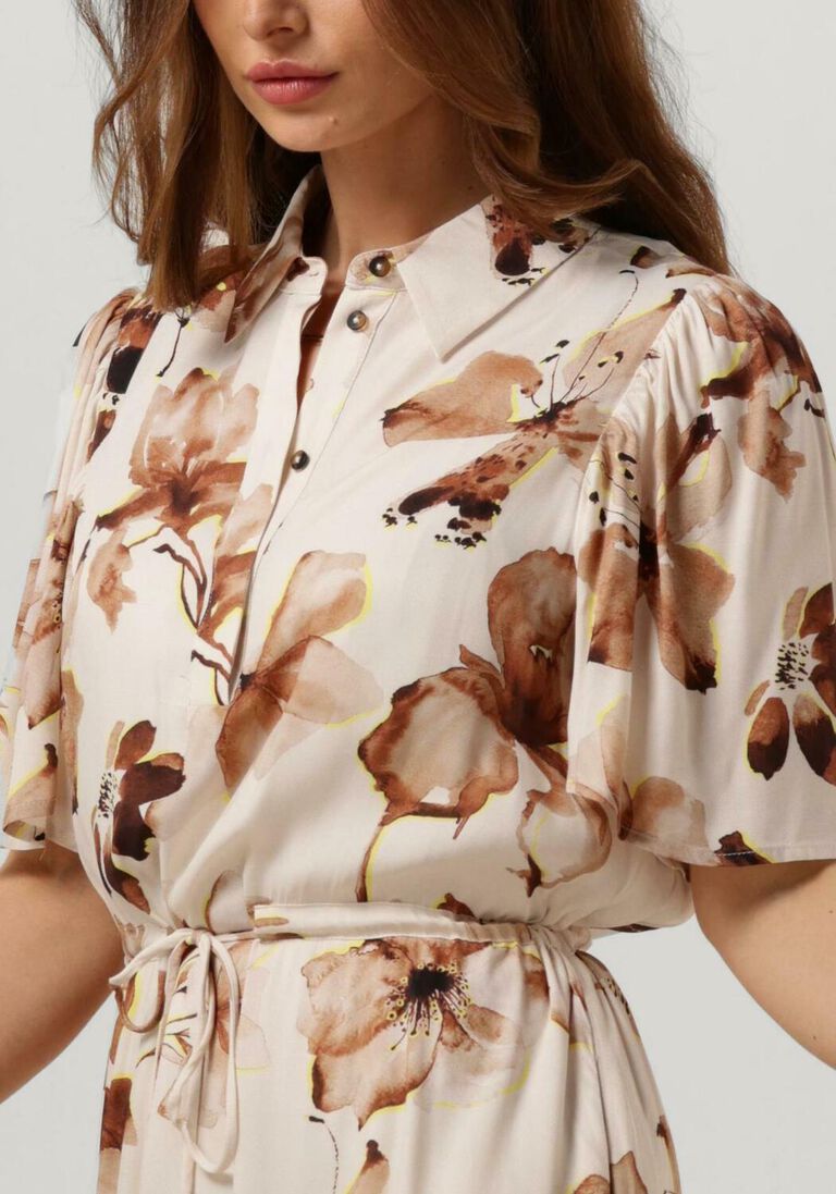 MOS MOSH creme mos mosh midi jurk paulene azelia dress