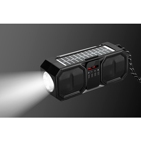 Denver BTG-158 batteridrevet Bluetooth højtaler med solpanel