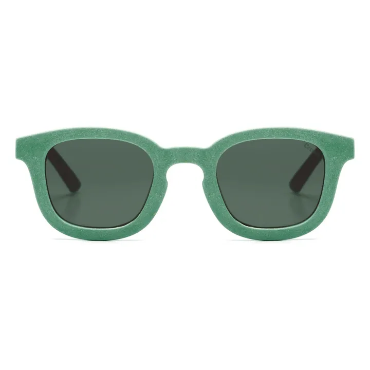Cream Lunettes De Soleil Arrondies Cream x Gray Label | Vert