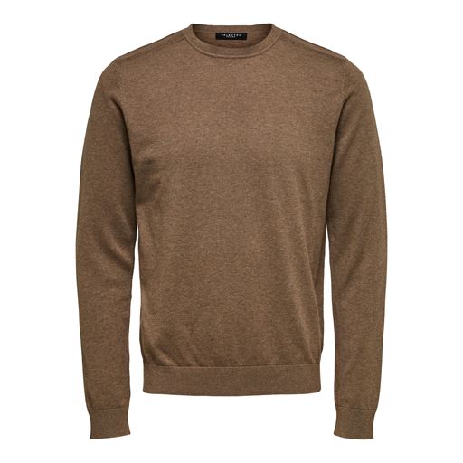 Selected Homme Berg Striktrøje, Teak, M