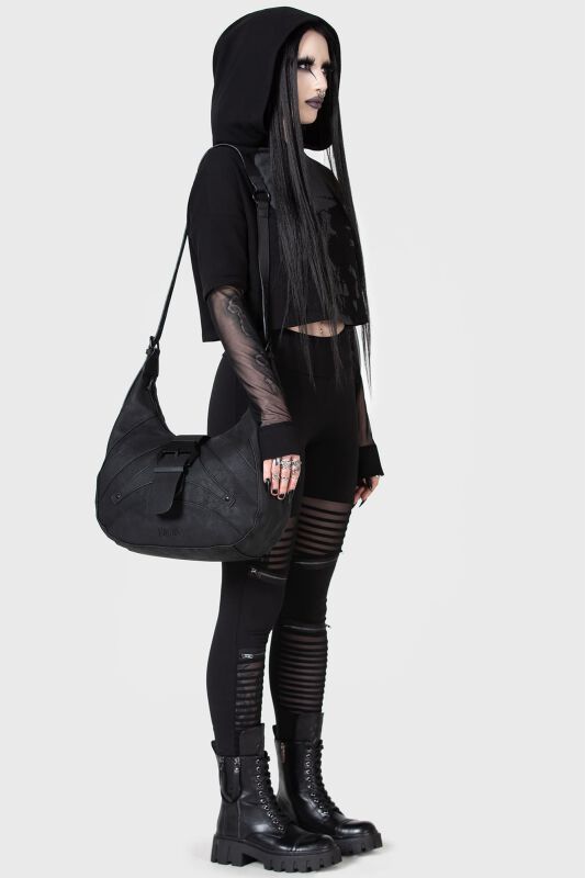 Chilled Bone Crop Hoodie | KIHILIST by KILLSTAR Sweat-shirt à capuche