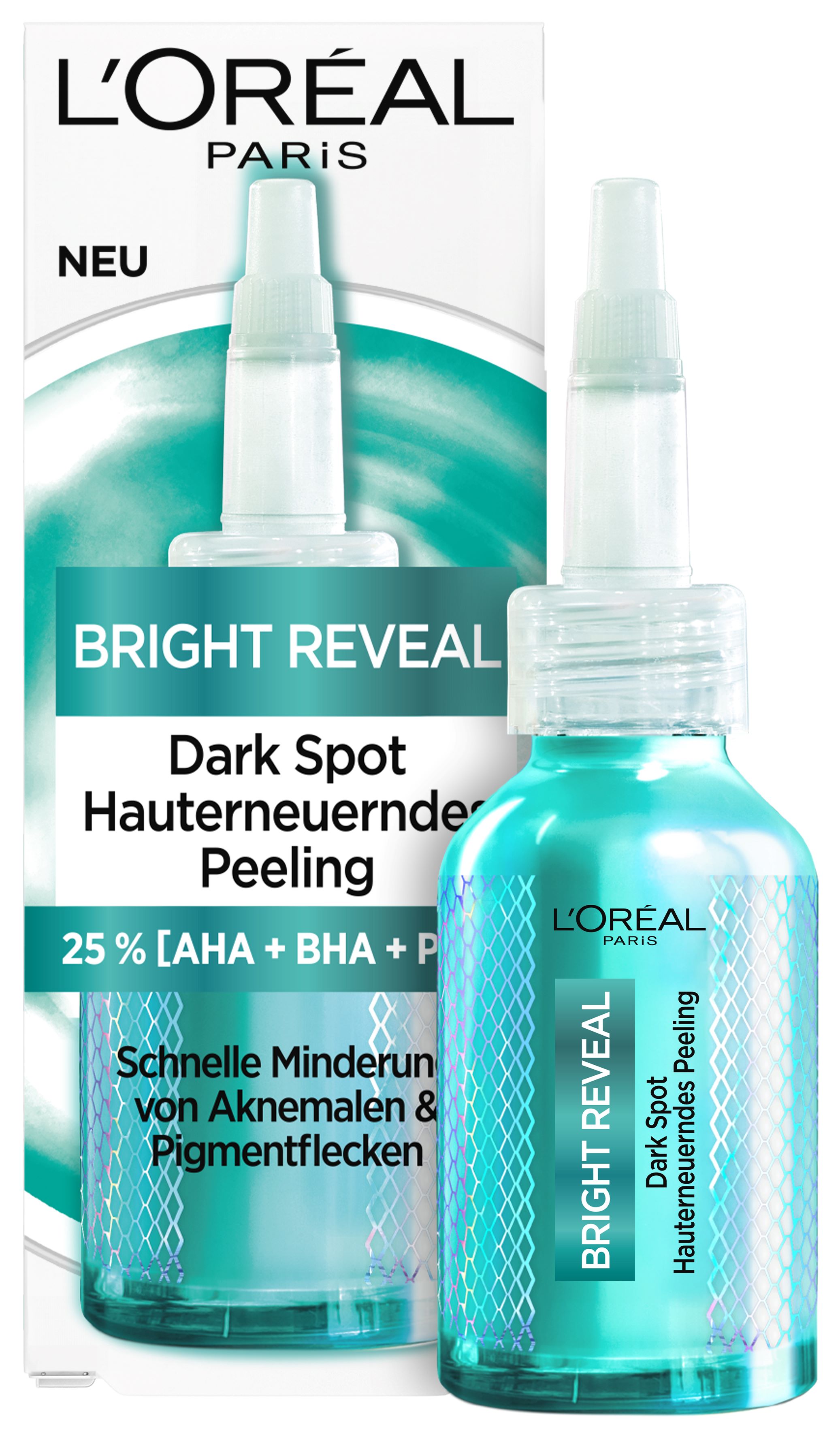 L'OREAL PARIS Bright Reveal Dark Spot Hauterneuerndes Peeling 25% AHA   BHA   PHA 25 ml