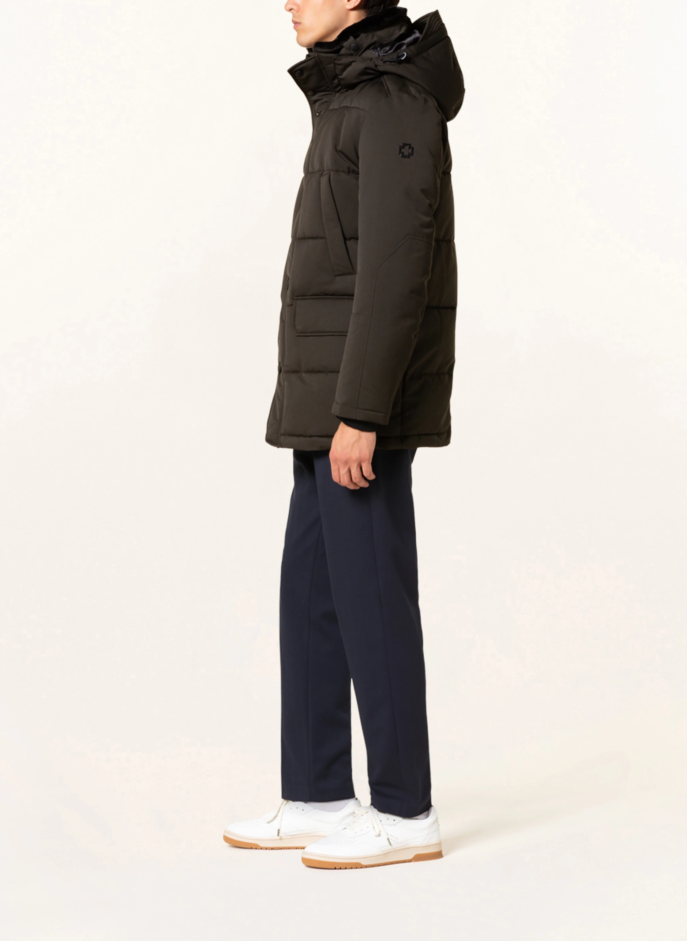 STRELLSON Parka PLAZA 2.0 mit Kunstpelz