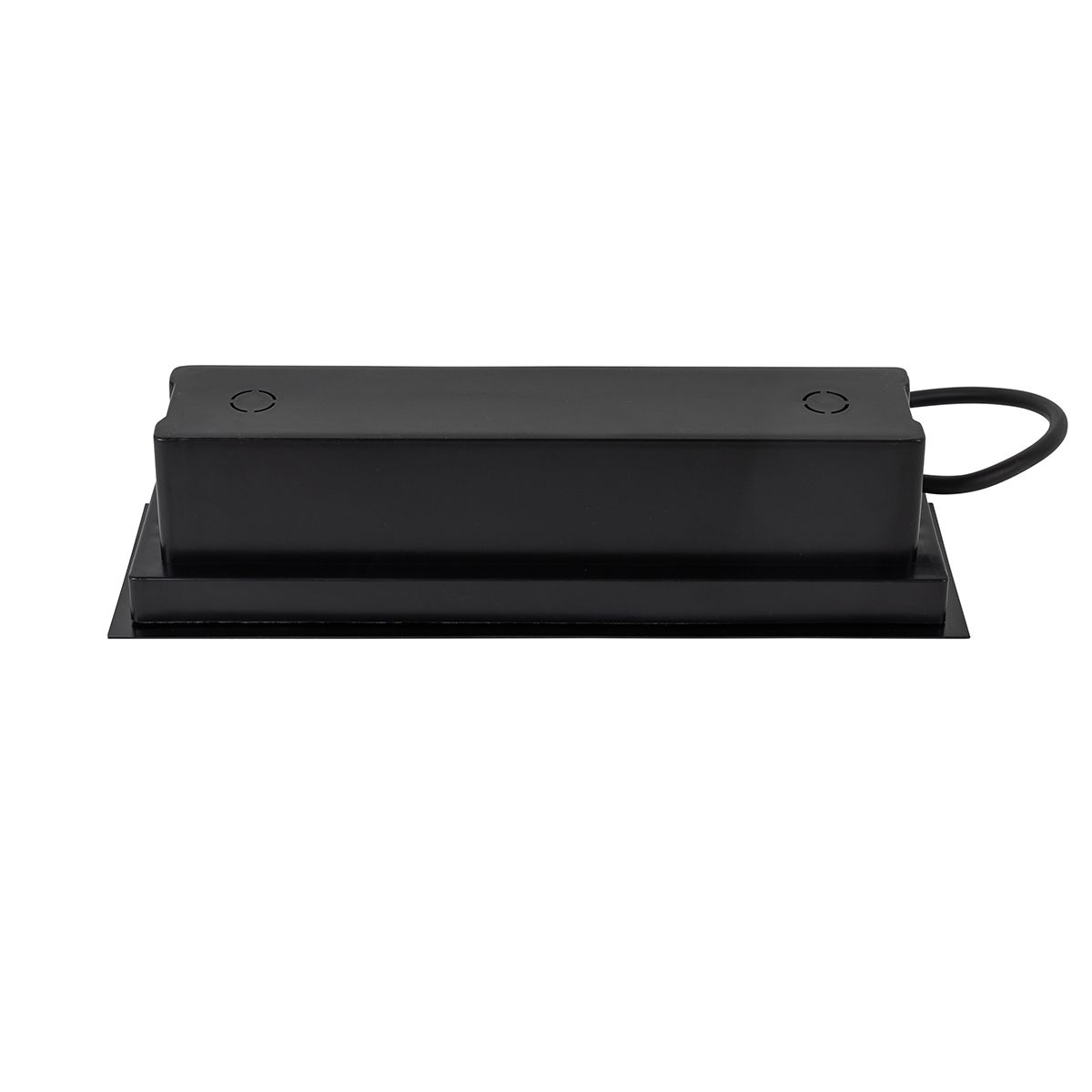 Moderne grondspot zwart 30 cm incl. LED IP65 - Eline