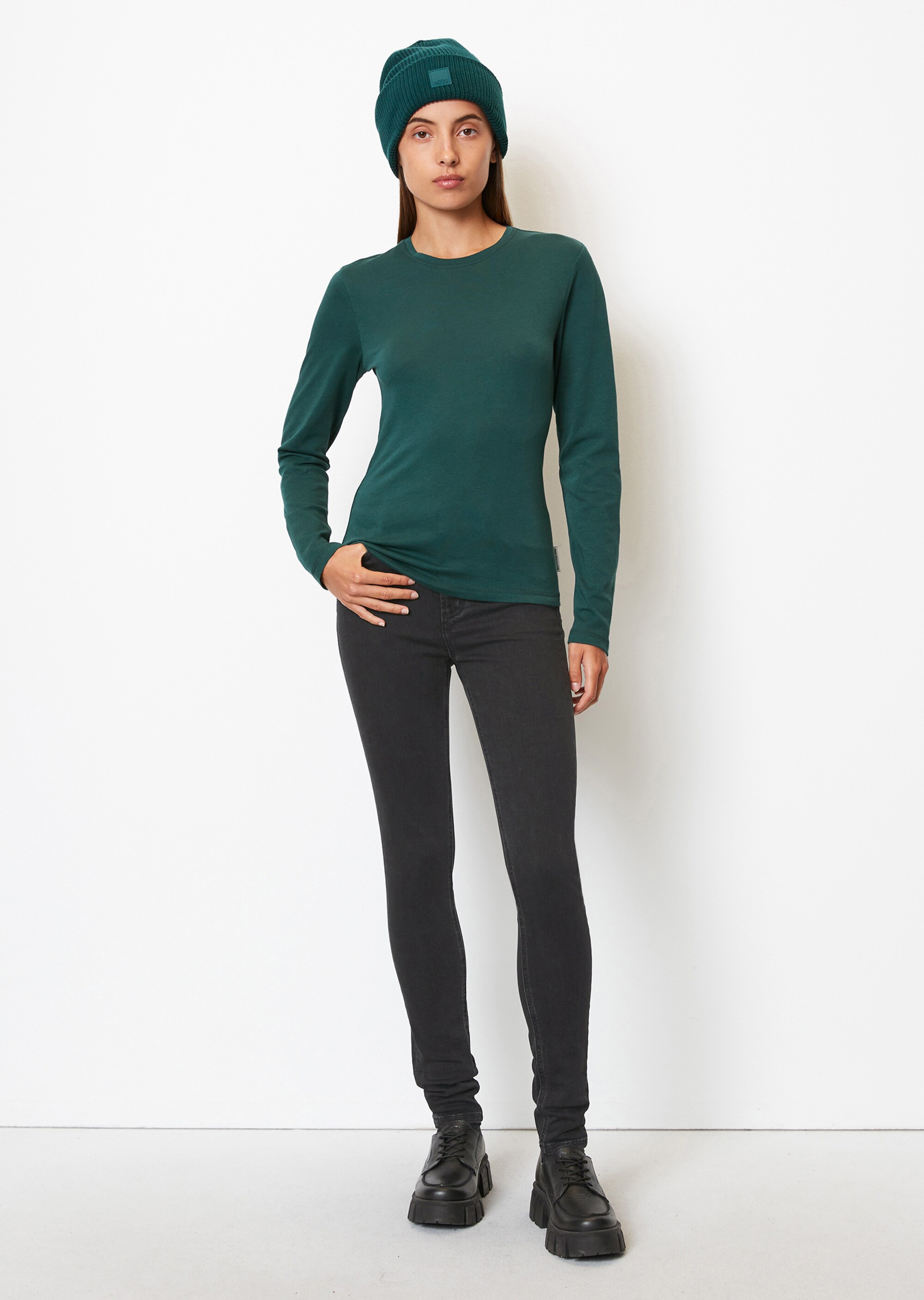 Longsleeve slimaus Organic Cotton Jersey
