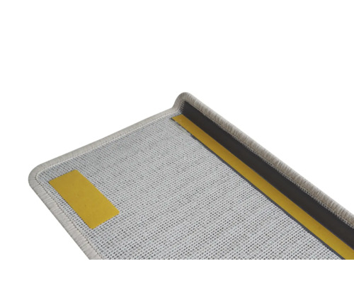Rambo trapmattenset, beige, rechthoekig, 28x65 cm, 15-delig