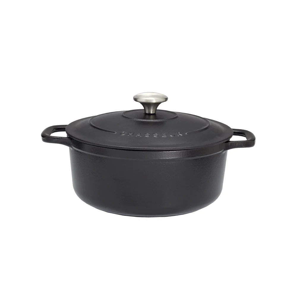 Cocotte ronde 16 cm chasseur noir interieur noir Chasseur