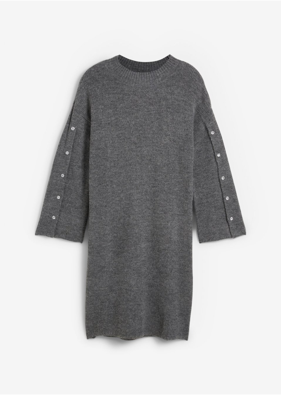Robe en maille avec manches raffinées