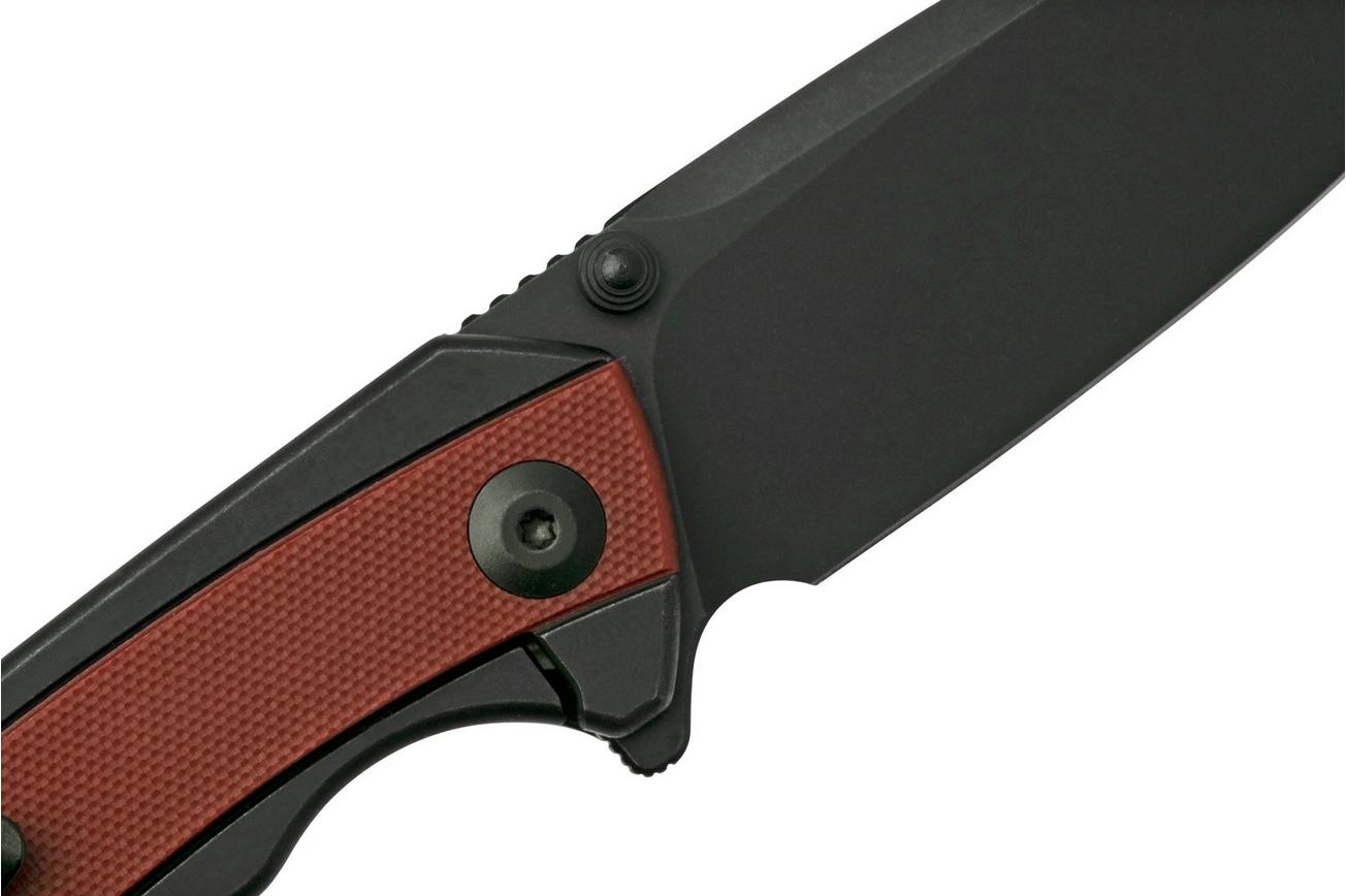 Civivi Teraxe C20036-1 Burgundy G10 Black Steel, zakmes