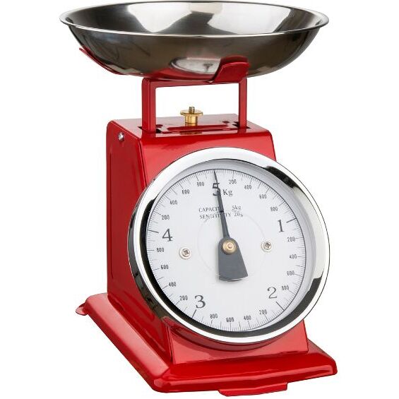 Balance de cuisine mécanique Rouge - 7915011