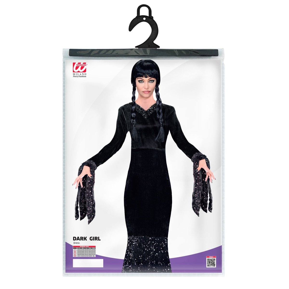 Halloween Jurk Zwart Dames Lang