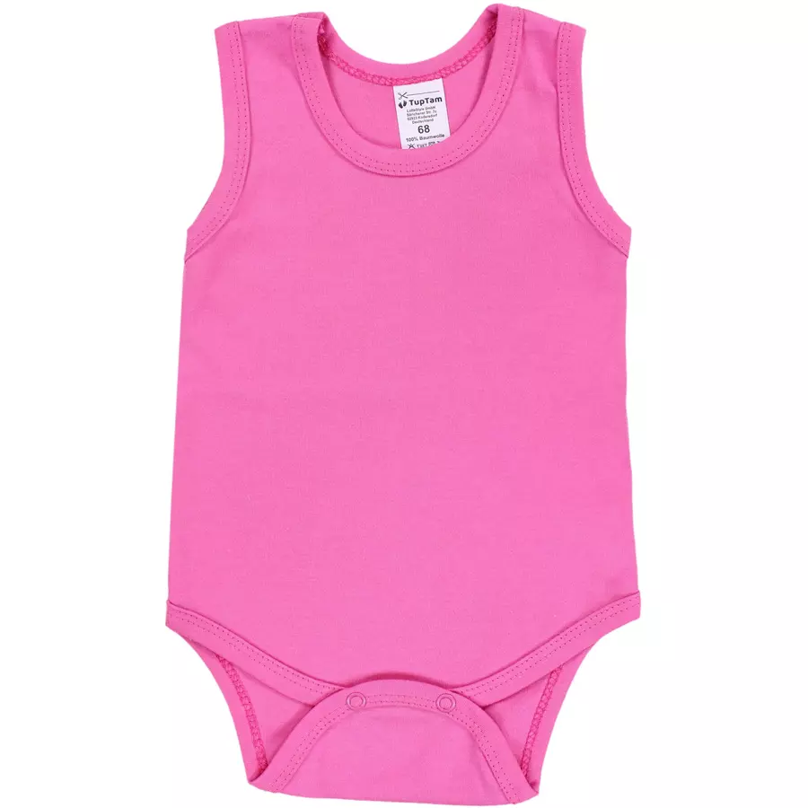 TupTam Baby Mädchen Achselbody 5er Pack rosagelb
