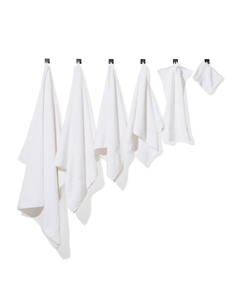 gant de toilette de qualité supérieure 16 x 21 - blanc
