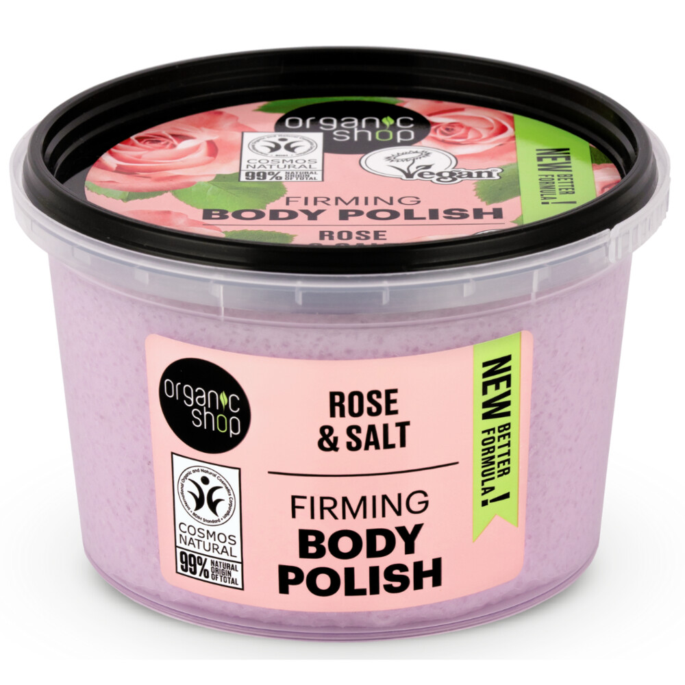 Organic Shop Body Polish Pearl Rose250 ml